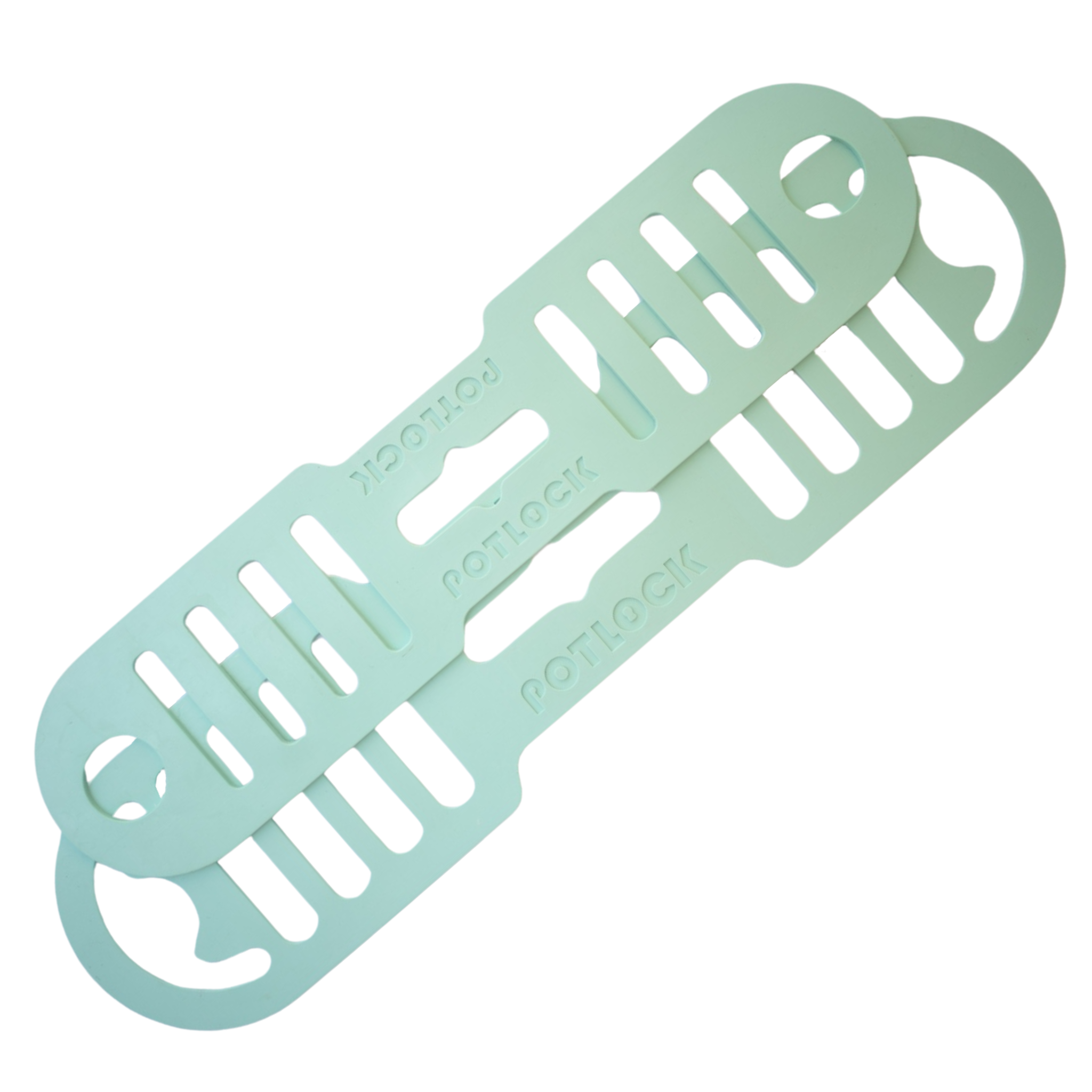 PotLock Lid Securing Straps – Spill-Proof Food Transport Solution for Casseroles, Slow Cookers, and Pots Light Green Potlock Lid Latch